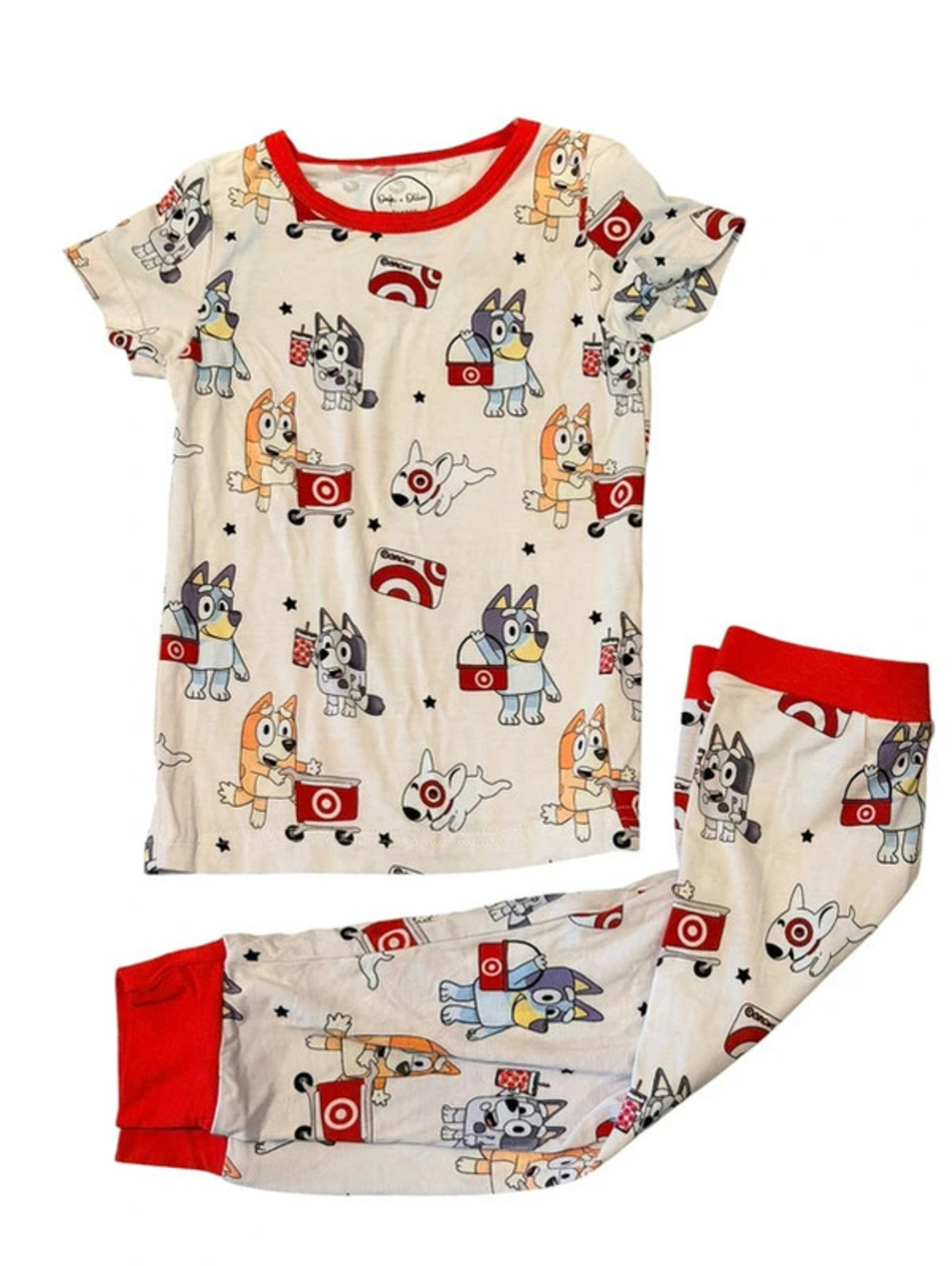 18 -24m oak and Ollie target bluey 2 pc set NWOT